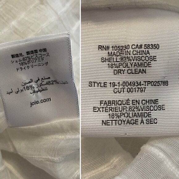 Joie Rashelda Sheer Striped Blouse - Picture 12 of 16